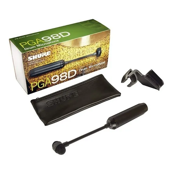 Microfone condensador Shure Pga 98d-LC P/ microfone de bateria para Tom Foto 1