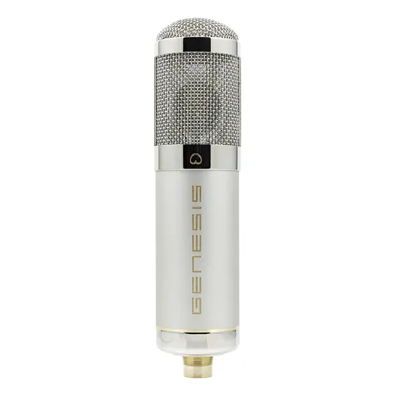 Microfone Condensador Valvulado Mxl Genesis Heritage Edition Cor Prateado Foto 1