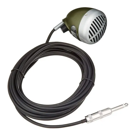 Microfone de gaita Shure 520dx Green Bullet - cinza Foto 1