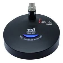 Microfone De Mesa Gooseneck Tsi Mmf 302 C/ Haste Cor Preto Foto mini 3