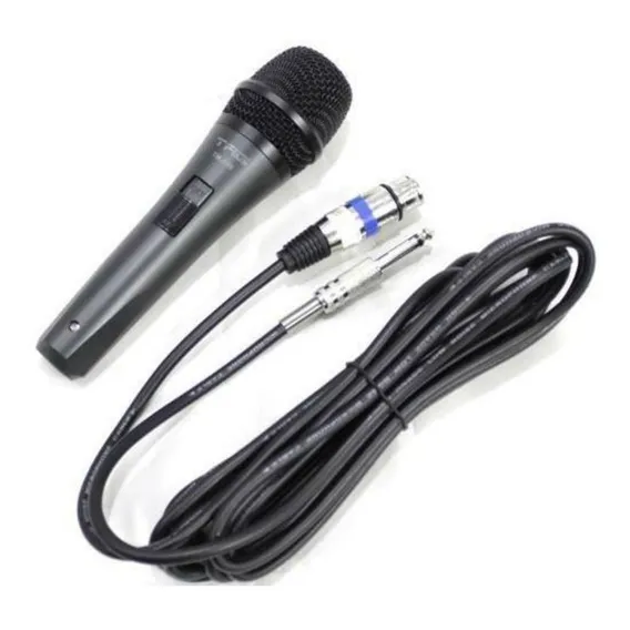 Microfone Dinâmico Tag Sound Com Cabo Tagima Tm-538 Cor Preto Foto 1
