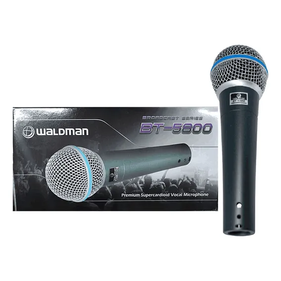 Microfone Dinâmico Waldman Bt-5800 Não Acompanha Cabo Foto 1