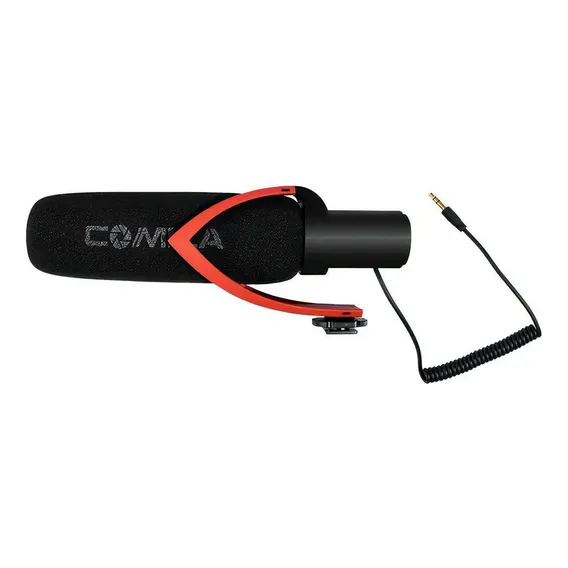 Microfone Direcional Shotgun Comica Para Câmera Dslr Canon Foto 1