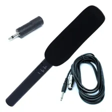 Microfone Direcional Shotgun Coral Csr Ht 320a Condensador Cor Preto Foto mini 1