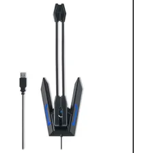 Microfone Gamer Warrior Olier Usb Led Streaming Ph255 Foto mini 3
