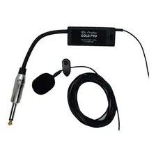 Microfone Gold Pro Gp-lv1 Omnidirecional Preto Foto  mini 1