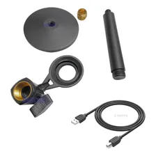 Microfone Greika Condensador Cardi贸ide Usb Gk-usm2 Cor Prateado Foto mini 2