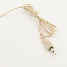Microfone Headset Auricular Cabeça Amw D Com Plugue P2 Rosca Cor Bege Foto mini  3