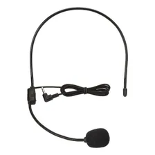Microfone Headset Auricular De Cabeça Com Conector P2 3,5mm Cor Preto Foto mini 2