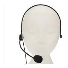 Microfone Headset Auricular De Cabeça Com Conector P2 3,5mm Cor Preto Foto mini 1
