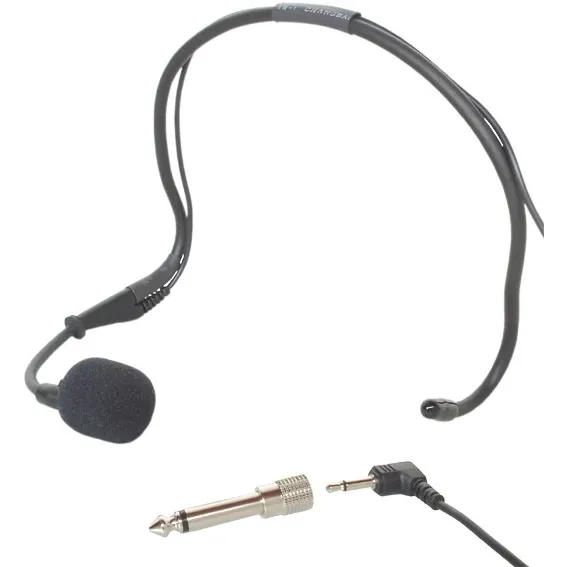 Microfone Headset Prof Yoga Hm-20 Dinâmico Hm20 Direto Mesa Cor Preto Foto 1