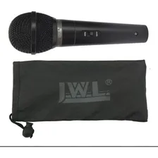 Microfone JWL BA-30 Dinâmico Unidirecional cor preto Foto mini 1