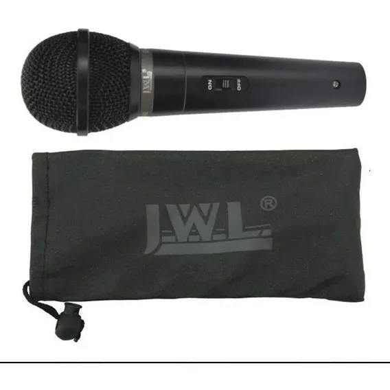 Microfone JWL BA-30 Dinâmico Unidirecional cor preto Foto 1