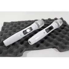 Microfone Kadosh K502m Sem Fio Duplo De Mão Branco Foto mini 4