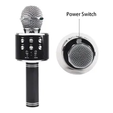 Microfone Karaoke Bluetooth Microfone Bluetooth Karaoke Foto mini 3