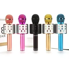 Microfone Karaoke Bluetooth Microfone Bluetooth Karaoke Foto mini 2