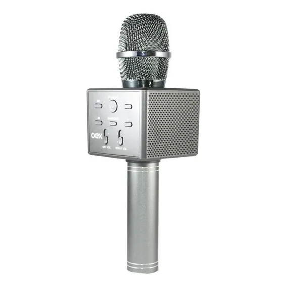 Microfone Karaoke Superstar Bluetooth 6w Mk101 Oex Foto 1