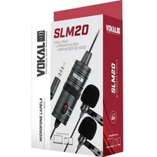 Microfone Lapela Duplo Vokal Slm20 Foto  mini 1