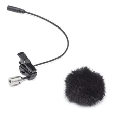 Microfone Lapela Miniatura Preto Samson Lm7x Foto mini 1