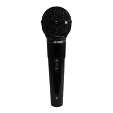 Microfone Leson Mc-200 Dinamico Profissional Preto Brilhante Foto mini 1