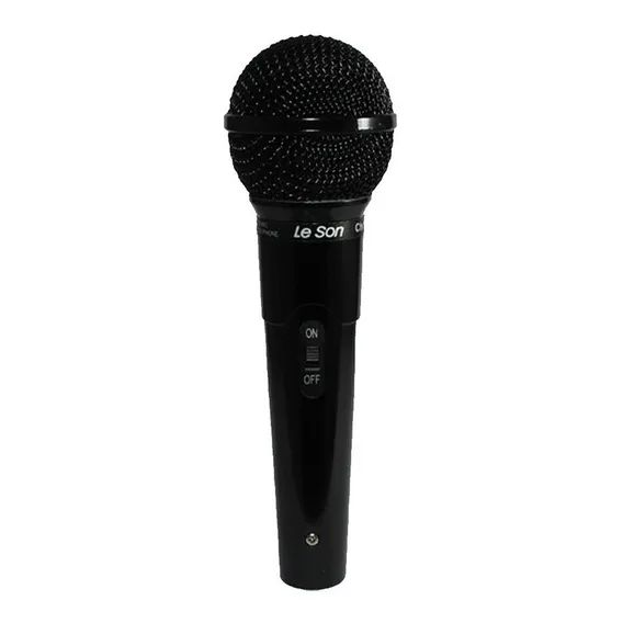 Microfone Leson Mc-200 Dinamico Profissional Preto Brilhante Foto 1