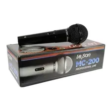 Microfone Leson Mc200 De Mão Com Fio Foto mini 3