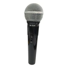 Microfone Leson Sm50 Vk Vocal Profissional / Cabo P10 Cor Preto Foto  mini 1