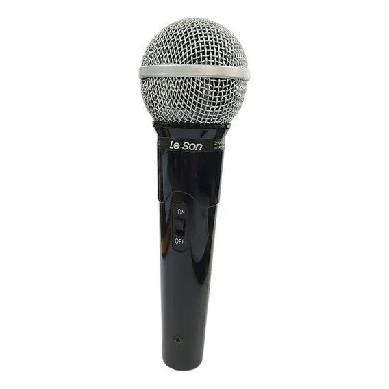 Microfone Leson Sm50 Vk Vocal Profissional / Cabo P10 Cor Preto Foto 1