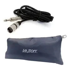 Microfone Leson Sm50 Vk Vocal Profissional / Cabo P10 Cor Preto Foto mini 4