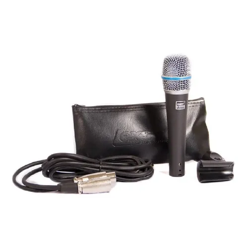 Microfone Lexsen Lm B57a Dinâmico Supercardioide Com Cor Cinza-escuro Foto 1