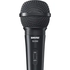 Microfone Mão Shure Sv200 Com Cabo Foto  mini 1