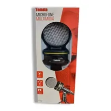 Microfone Multimídia Condensador Gravação P2 Tripé Cor Preto Foto mini  3