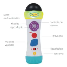 Microfone Musical Canta E Grava 7967 Buba Foto mini 4