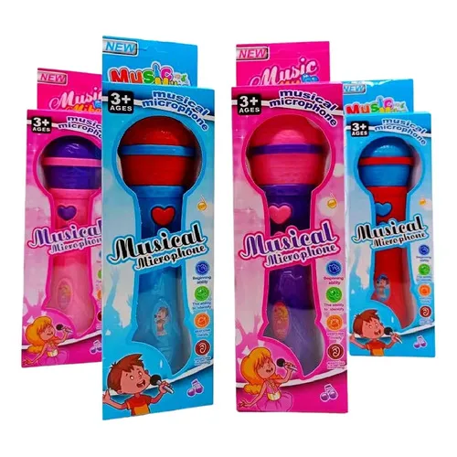 Microfone Musical Infantil Foto 1