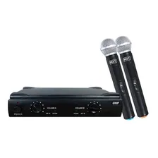 Microfone Mxt Uhf-302 Sem Fio Profissional Duplo Com Case Foto  mini 1