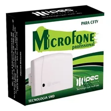 Microfone Para Câmera De Segurança Cftv Profissional Dvr Cor Branco Foto mini  2