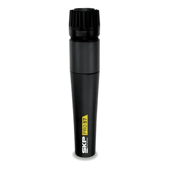 Microfone Para Instrumentos Skp Pro 57 C/ Cabo P10/xlr Cor Preto Foto 1