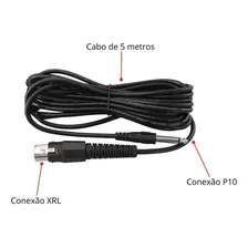 Microfone Profissional Carol Mud-515 Com Fio Champanhe Storm Foto mini 4