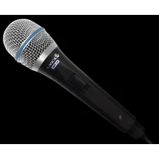 Microfone Profissional Com Cabo Fio Smp-20 Lyco Smp 20 Smp20 Cor Preto Foto mini  2