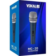 Microfone Profissional Dinâmico Vokal Mc20 + Cabo 5m + Bag Foto mini  3