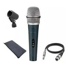 Microfone Profissional Dinâmico Vokal Mc20 + Cabo 5m + Bag Foto mini 2