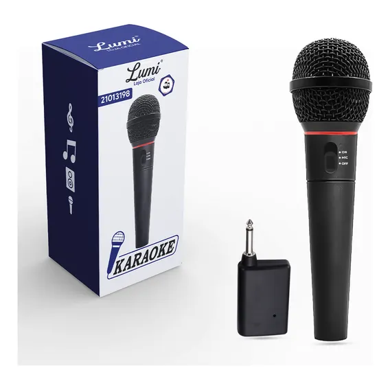 Microfone Profissional Lumi Sem Fio Foto 1