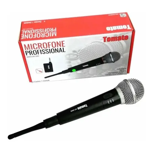 Microfone Profissional Sem Fio Tomate Mt-2002 Foto 1