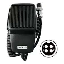 Microfone Ptt Radio Px 4 Pinos Voyager Foto mini  2