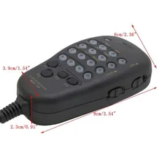Microfone Ptt Yaesu Mh-48 P/ft-1802 Á Ft-8900 Foto mini 3