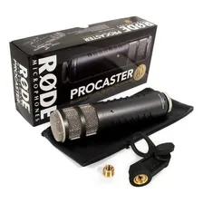Microfone Rode Procaster Cor Preto Foto  mini 1