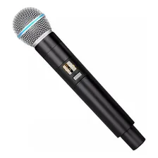 Microfone S/ Fio Profissional Recarregável Eq Shure Beta 58a Cor Preto Foto mini  3