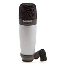 Microfone Samson C01 Condensador Hipercardióide Prata Xlr Foto mini 4