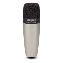 Microfone Samson C01 Condensador Hipercardióide Prata Xlr Foto  mini 1