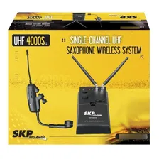 Microfone saxofônico sem fio Skp UHF-4000s Foto mini  2